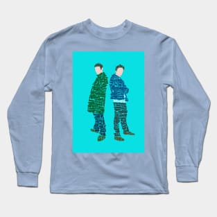 Oasis Liam and Noel Music Artwork Long Sleeve T-Shirt